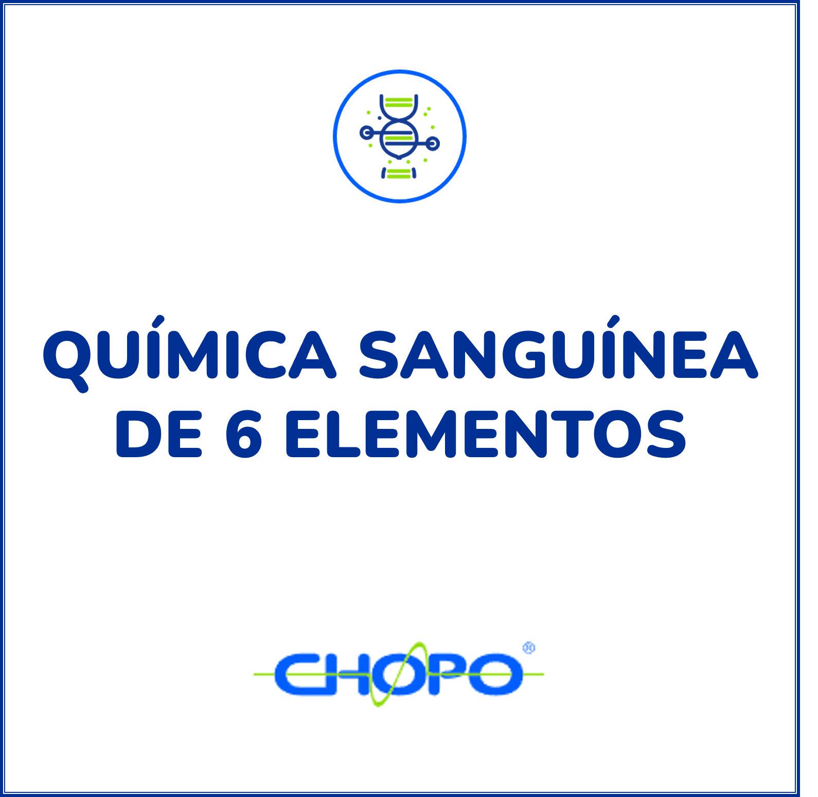 Química sanguínea de 6 elementos