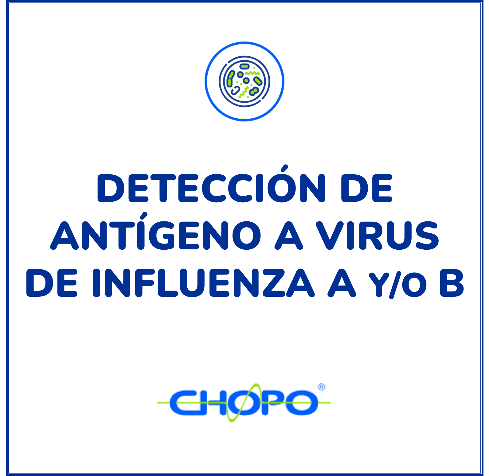 Detección de antígenos de virus de Influenza A y/o B