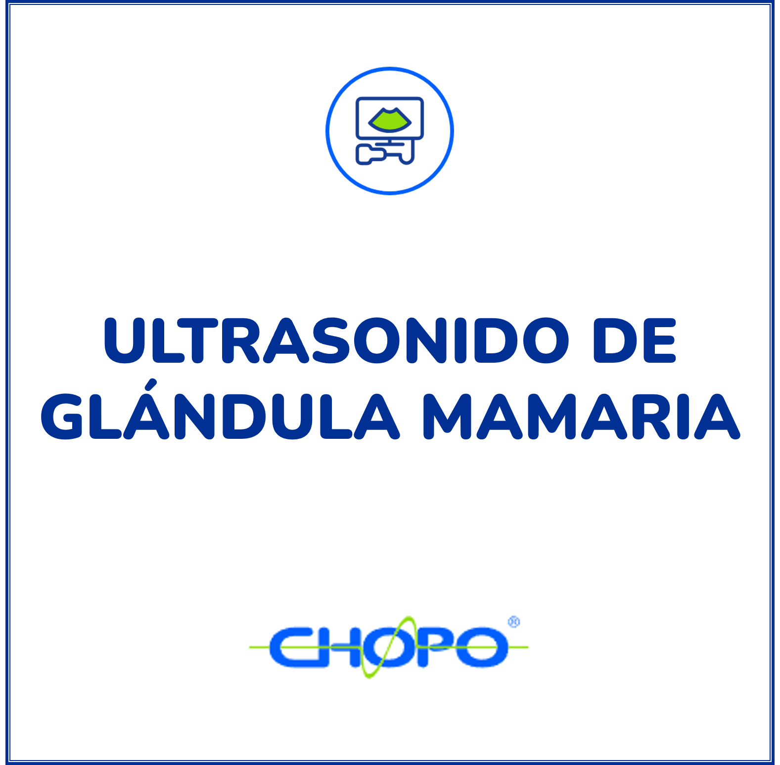 Ultrasonido glándula mamaria