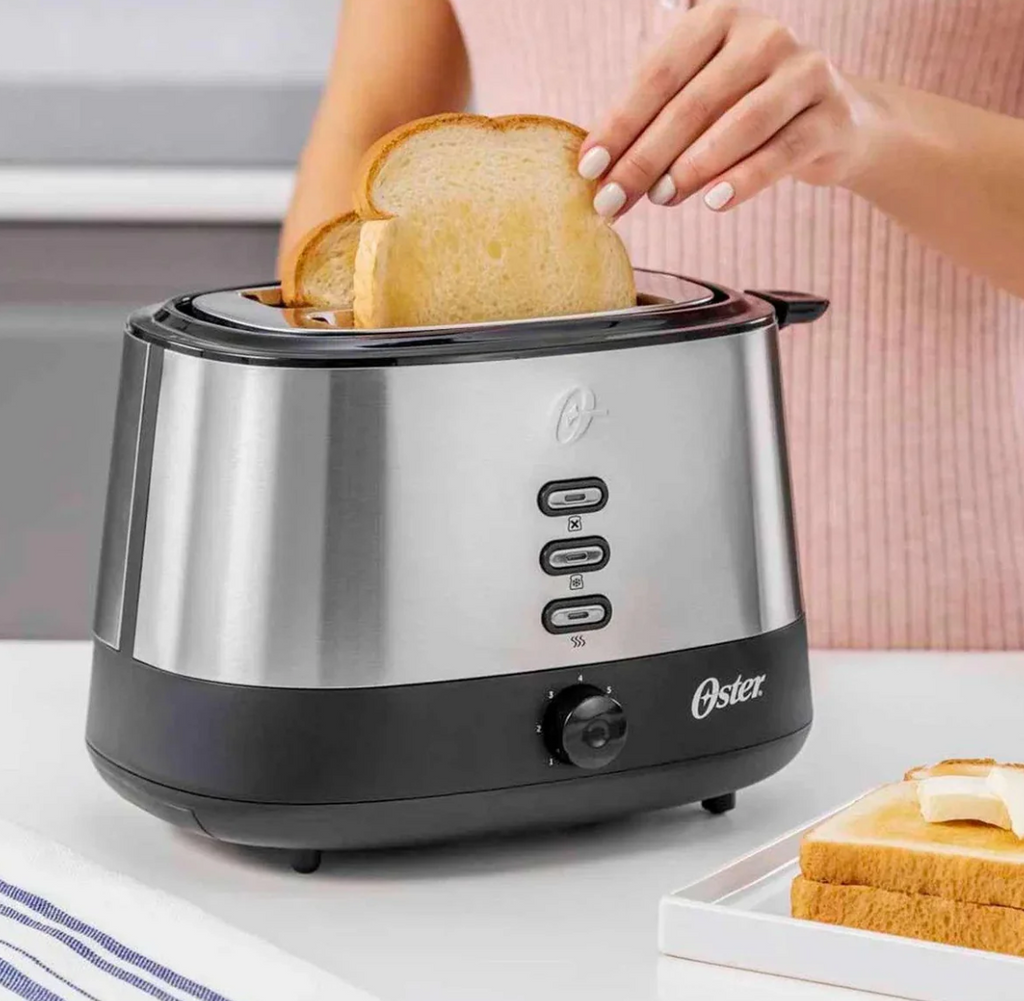 Tostador de Pan Oster 2 Rebanadas Gris TSSTTR500